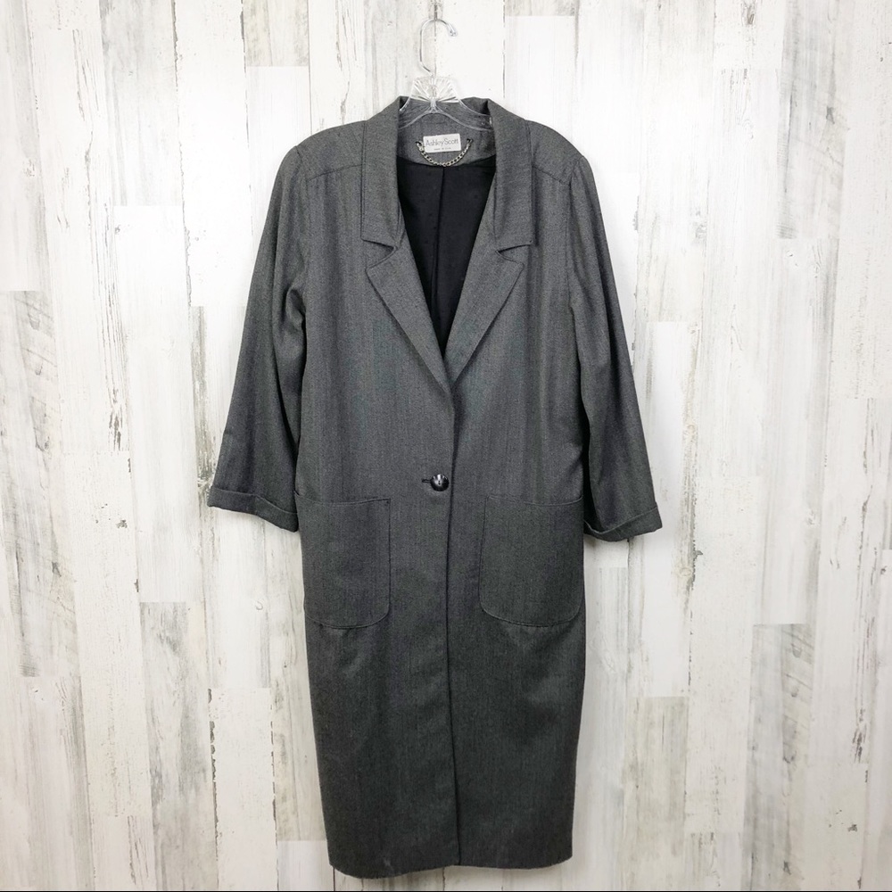 VINTAGE ASHLEY SCOTT TRENCH COAT